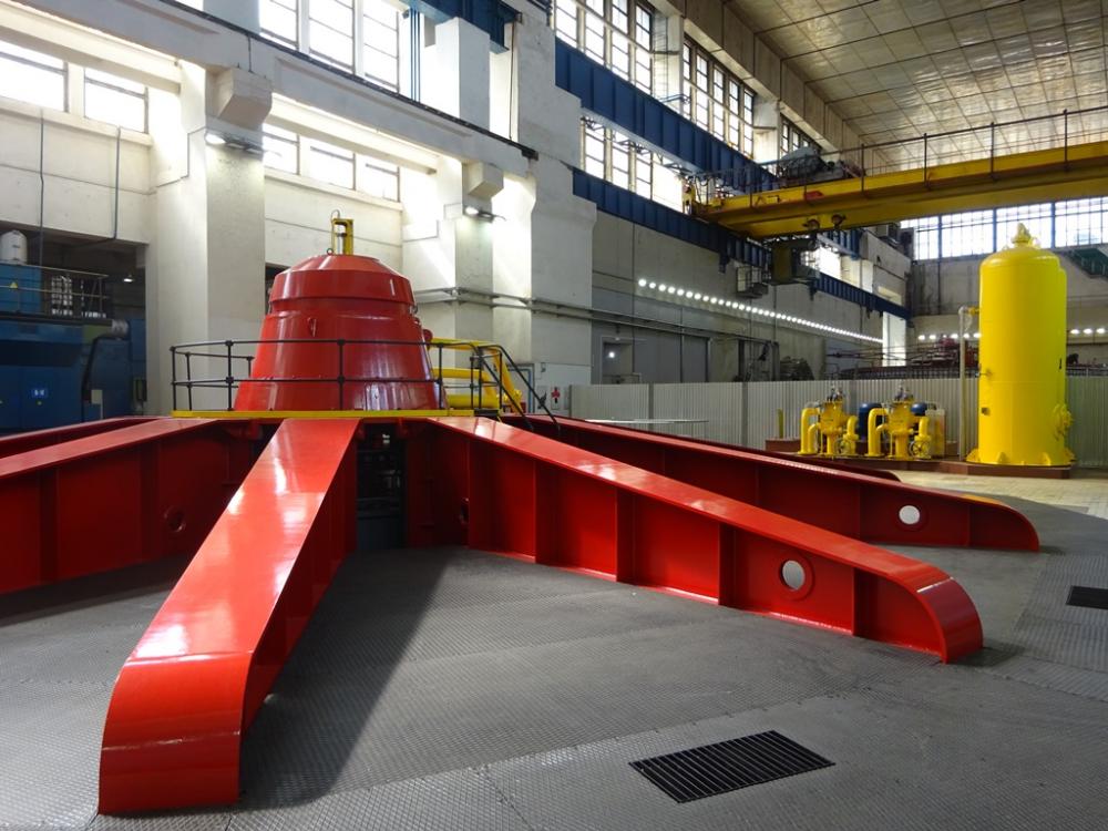 На Волжской ГЭС началась модернизация гидроагрегата ст. №18